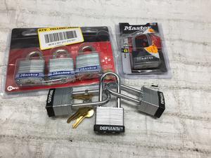 (7) Assorted Branded Lock