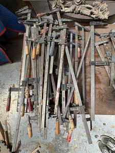 Large Assortment of Clamps