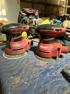 (2) Bauer Hand Held Sanders 