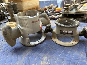 Porter Cable and Bosch Router with BadLanf 2500 LB ATV Winch 
