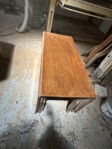 Light Brown Wooden Collapsible Table 