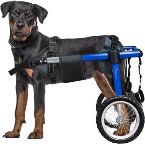 ($459)  Large Dog Wheelchair for Back Legs, Upgraded All-Terrain Tires &#38; Durable Bearings, Dog Wheelchair for 19.6&#34;-29.5&#34;, 88.1-132.2 lbs Disabled or Injured Large Dogs (Double Extra Large),New