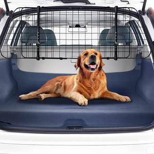 Adjustable Dog Car Barrier for SUVs, Vehicles, and Cars - Heavy-Duty Wire Mesh Pet Divider with Universal Fit - Keep Your Pet Safe and Secure on The Road,New
