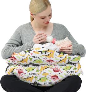 Chilling Home Nursing Pillow, Adjustable Nursing Pillow for Breast Feeding Pillow Bottle Feeding, Large Size More Support for Mom and Baby, Breastfeeding Essentials for Newborn,Removable Cover (Zipper not functioning),AS IS