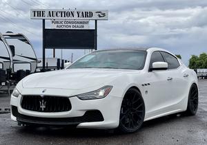 2015 Maserati Ghibli S Q4 AWD 4 Door Sedan Reserve- - Sold at AuctionAZ for $20,251