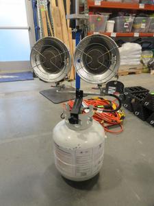 Propane Double Radiant Heater with Tank 