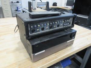 Peavey PVi4B 4-Channel Powered Mixer and Harman/Kardon HK3490 2-Channel AV Receiver with Amplifier Includes Remote Control 