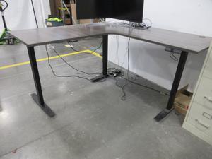 Ergonomic L-Shaped Desk - 70.75&#34; x 70.75&#34; x 38 (Monitors Sold Separate)