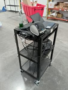 U-Line Media Cart (Contents Sold Separate) 