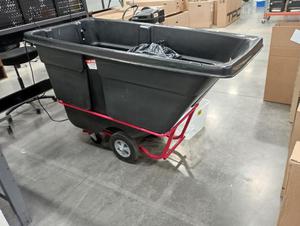 U-Line H-1378BL Black Standard Duty Tilt Truck 