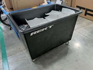 U-Line Black 20-Bushel Poly Box Truck 