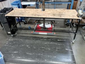 Flex Craft Custom Made 72&#34; Rolling Workbench 
