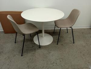 Venera Round Table Includes (2) Fiber Side Chairs