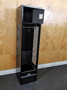 Metal Athletic Locker with Security Box &#38; Trunk