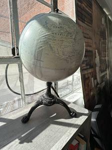 Globe on Cast Iron Stand 