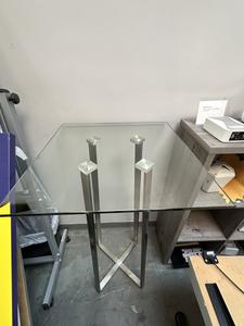 Glass Top End Table 