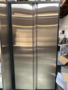 Metal &#38; Stainless Steel 2-Door Storage Cabinet 