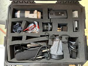 I-Series Transport Case with Lenses, Battery, Mics and More 