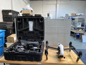 DJI Inspire Drone with Case (Missing Controller)