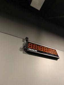 Rogue Wall Mounted Gym Timer with Remote (Bring Ladder for Removal)