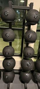 Metal Ball Rack 18&#34;x18&#34;x67&#34; with 10 Alchemy Weighted Medicine Balls Various Weights