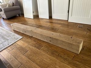 Rustic Wood Fireplace Mantel 
