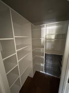 Complete Pantry Closet System with Wire Drawers 