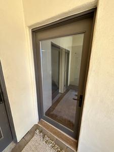 Double-Paned Glass Door with Hardware 