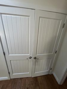(2) Raised Panel Doors with Hardware 