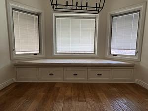 3-Piece Bay Window Set with Blinds and Hardware (Bench NOT Included)