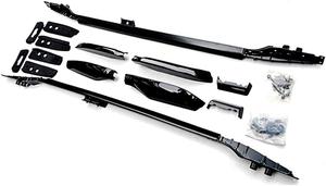 Open box - HIGH FLYING for Toyota Prado J150/Lexus GX460 2010-2024 Glossy Black Roof Rack Rails Luggage Carrier Kit Car Accessories