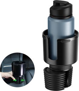 Open box - Car Cup Holder Expander, Cup Holder Expander for Car with Stretchable Rubber Base, Large Cup Holder Adapter Compatible with Yeti, Hydro Flask, Nalgene, Stanley, Owala, Bottles in 2.8&#8221;-4.13&#8221;, 1 Pack