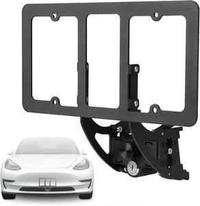 New - No Drill Front License Plate Holder Fit for 2017-2023 Tesla Model 3/Y with Safety Design, No Adhesives License Frame