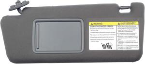 Dasbecan Left Driver Side Sun Visor Compatible with Toyota Tacoma 2005-2012 2013 2014 2015 74320-04181-B1 Gray Without Light - Pre Owned