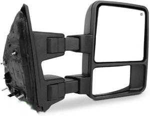 New - SCITOO Passenger Right Side View Mirror fit 2008-2016 for Ford for F250 for F350 for F450 for F550 Super Duty with Power Control Heated Manual Telescoping Manual Folding and Turn Signal Feature