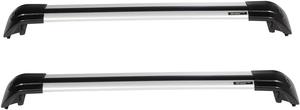 Open box - 2PCS Roof Rack Crossbars for Volkswagen for Tiguan 2010-2018 Silver 220LBS Aluminum Alloy Roof Rack Cargo Carrier