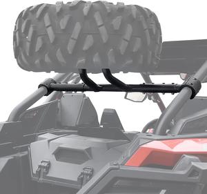SAUTVS Spare Tire Carrier Holder for Polaris RZR RPO XP 20-24, Heavy Duty Rear Spare Tire Mount Holder Carrier Rack for Polaris RZR PRO XP/ XP4/ RZR Turbo R/ R4 2020 2021 2022 2023 2024 Accessories - Pre owned