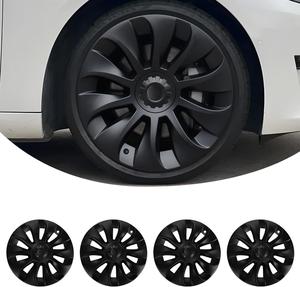 ($129.99) New - Motrobe Tesla Model Y Performance Wheel Cover 20 Inch Hubcaps Wheel Hub Caps OEM Rim Protectors Replacement Cover Matte Black Model Y Exterior Accessories 2020-2024 Set of 4