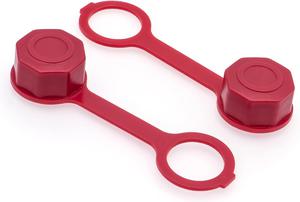 New - 2PCS Gas Can Vent Caps, Gas Can Cap,Rear Vent Screw Caps for Replacement Gas Can, Gas Can Screw Vent Cap, Fit for Most Fuel Diesel Kerosene Jugs(Red)