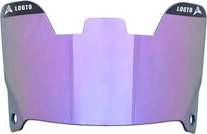 New - Football Visor, Youth and Adult Football Helmet Visor, Anti-Scratch, Uv Block, Eyes-Shield Facial Protection Visor for Football Helmet