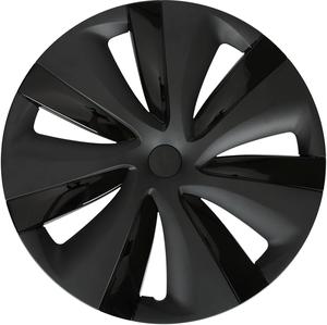 New - Model Y Wheel Hub Caps 1 Pcs 19 Inch Rim Protector Hubcaps Compatible with Tesla Model Y 2024 2023 2022 2021 Matte Black ABS Wheel Cover