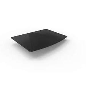 Commercial Electric Tempered Glass Floating Component Shelf, Supports up to 20 lbs., Ideal for Streaming Devices and All TV Accessories (Preview Recommended)