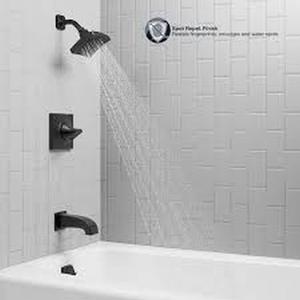 KOHLER Katun Single-Handle 3-Spray Tub and Shower Faucet in Matte Black (Valve Included) (Retail $249) (Preview Recommended)