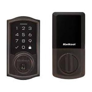 Kwikset SmartCode 270 Traditional Venetian Bronze Touchpad Single Cylinder Electronic Deadbolt Featuring SmartKey Security (Retail $119) (Preview Recommended)