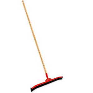 Libman 24 in. High-Power Curved Rubber Floor Squeegee with 60 in. Wood Handle (Preview Recommended)
