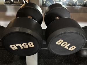 (2) 85lb Dumbbells - Sold at AuctionAZ for $162