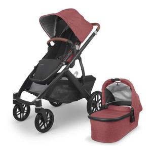 UPPAbaby Vista V2 Stroller - Lucy Rosewood Melange - 0320-VIS-US-LCY