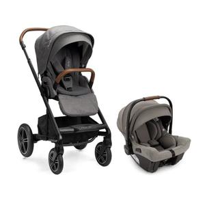 Nuna MIXX Next and PIPA urbn Travel System - Granite - TS13415601GRN