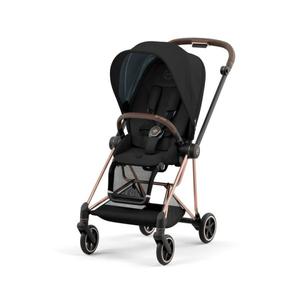 Cybex Mios3 Stroller - Deep Black / Rose Gold Frame - 521004301