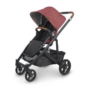 UPPAbaby Cruz V2 Stroller - Lucy Rosewood Melange - 0420-CRZ-NA-LCY